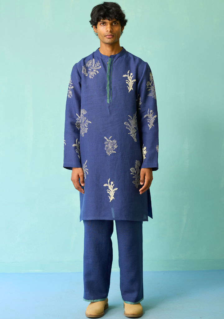 Farhan Block Printed Kurta