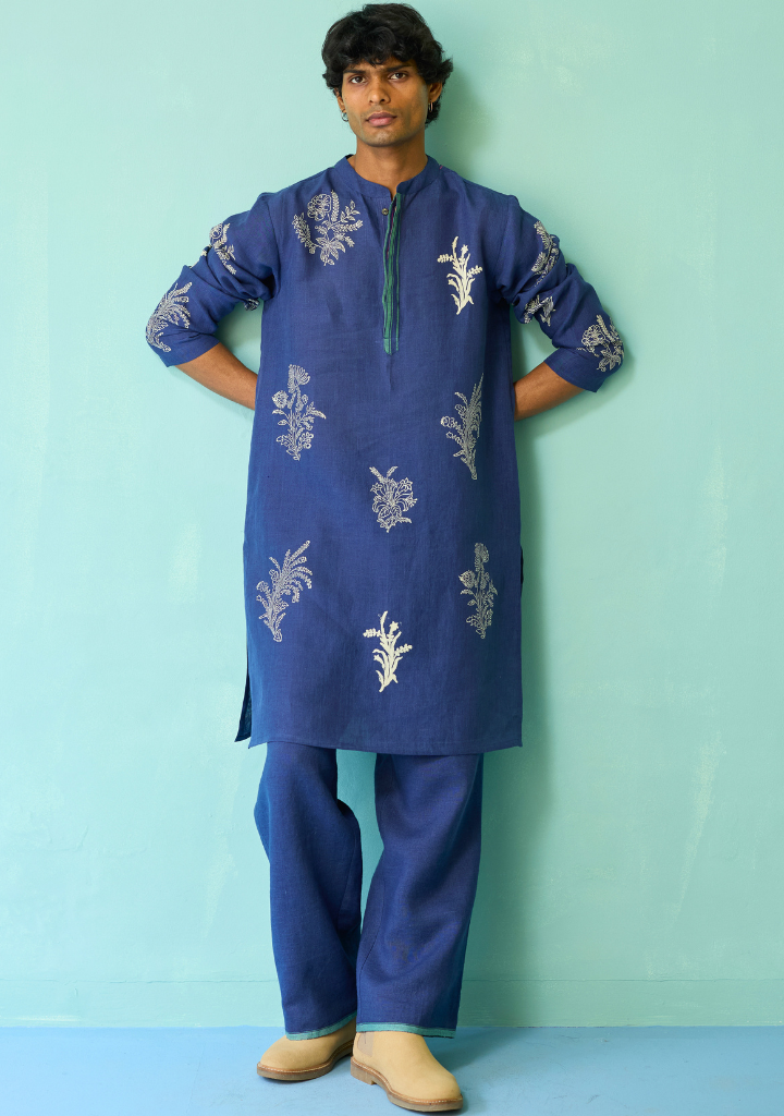 Farhan Block Printed Kurta