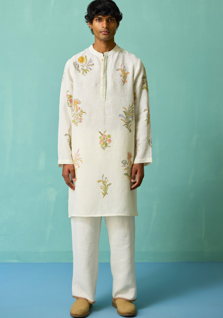 Farhan Block Printed Kurta