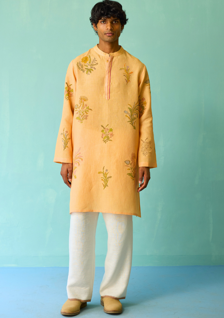 Farhan Block Printed Kurta