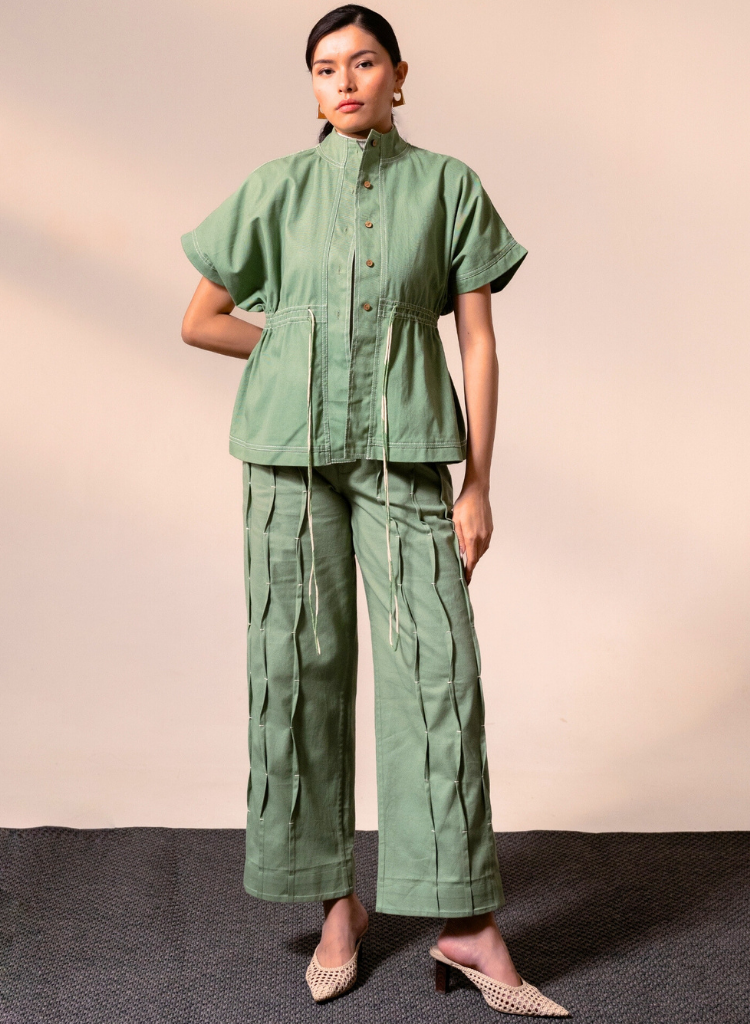 Fern Pleated Pants