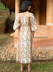 Fig Puff Sleeve Dress