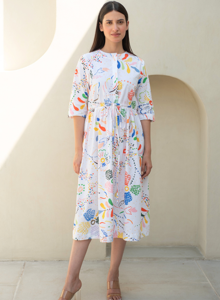 Filora Drawstring Dress