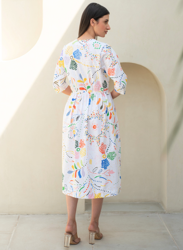 Filora Drawstring Dress