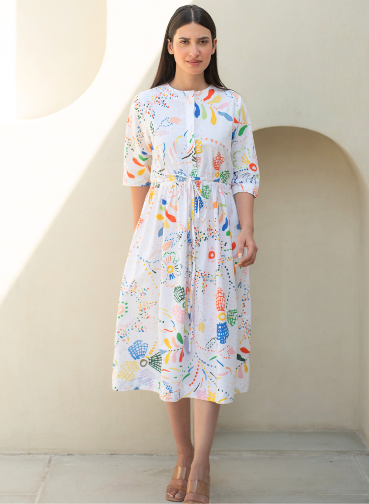 Filora Drawstring Dress