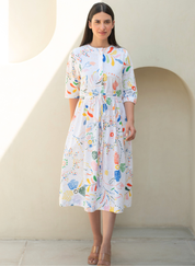 Filora Drawstring Dress