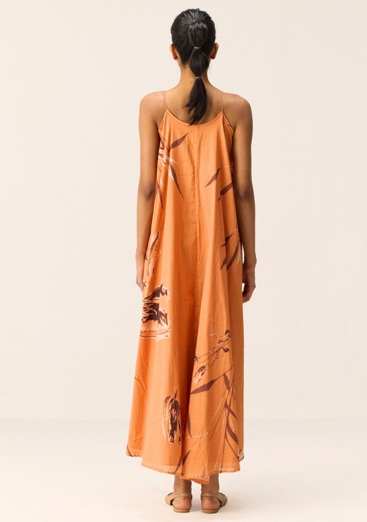 Flame Leaves Dress