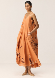 Flame Leaves Dress