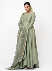 Floating Heart Anarkali Set