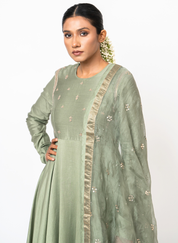 Floating Heart Anarkali Set