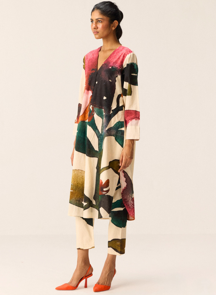 Flora Splash Kurta Set