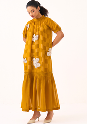 Floral Bottom Frill Dress