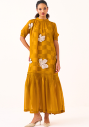 Floral Bottom Frill Dress