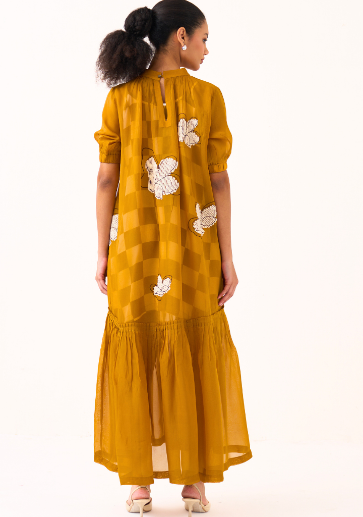 Floral Bottom Frill Dress