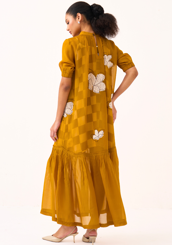 Floral Bottom Frill Dress