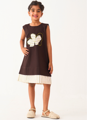 Floral Appliqué Dress