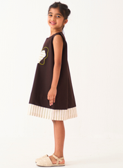 Floral Appliqué Dress