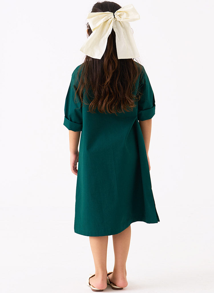 Floral Appliqué Dress