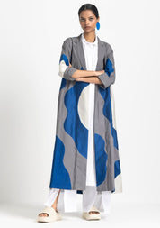 Floral Appliqué Jacket Set