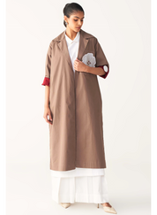 Floral Applique Jacket Set