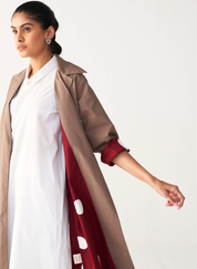 Floral Applique Jacket Set