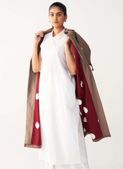 Floral Applique Jacket Set