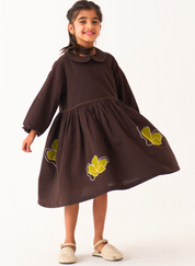 Floral Appliqué Dress