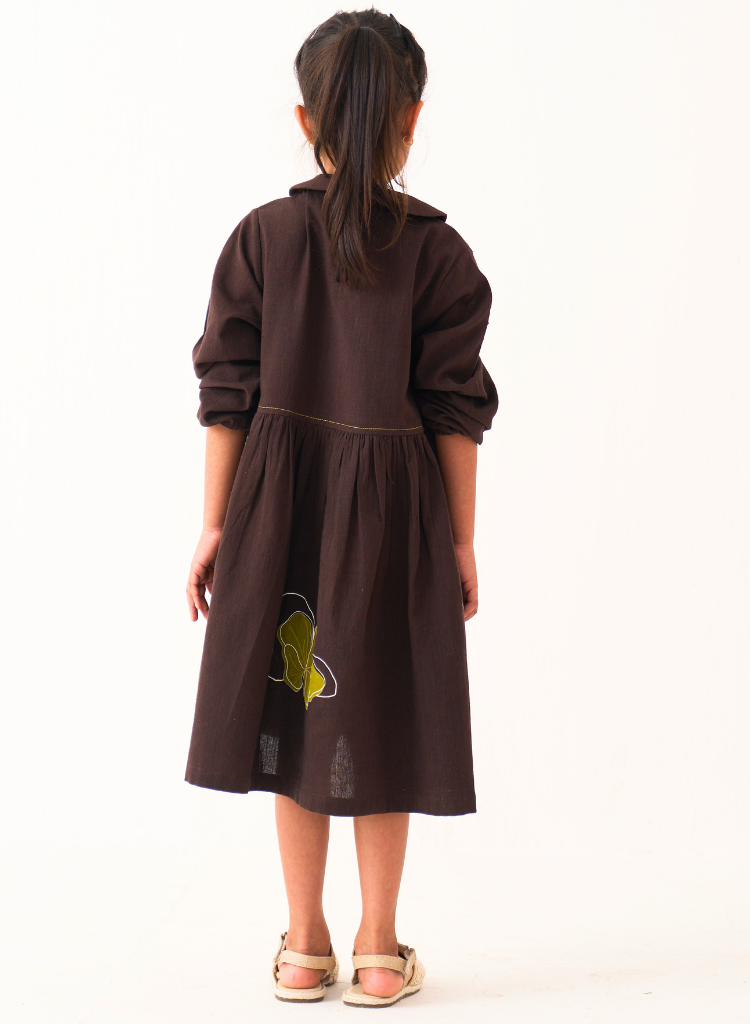 Floral Appliqué Dress