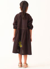 Floral Appliqué Dress