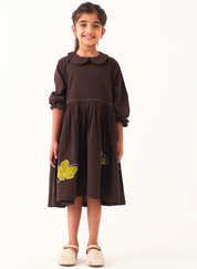 Floral Appliqué Dress