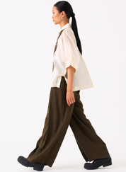 Floral Appliqué Shirt