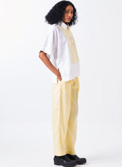 Floral Appliqué Shirt Set