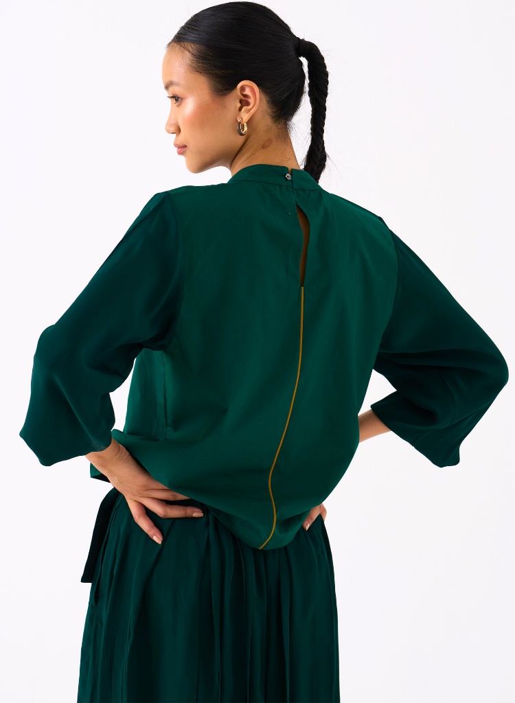 Floral Appliqué Top