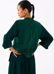 Floral Appliqué Top