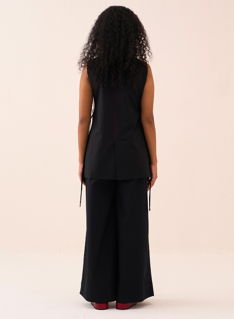 Floral Appliqué Waistcoat