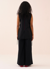Floral Appliqué Waistcoat