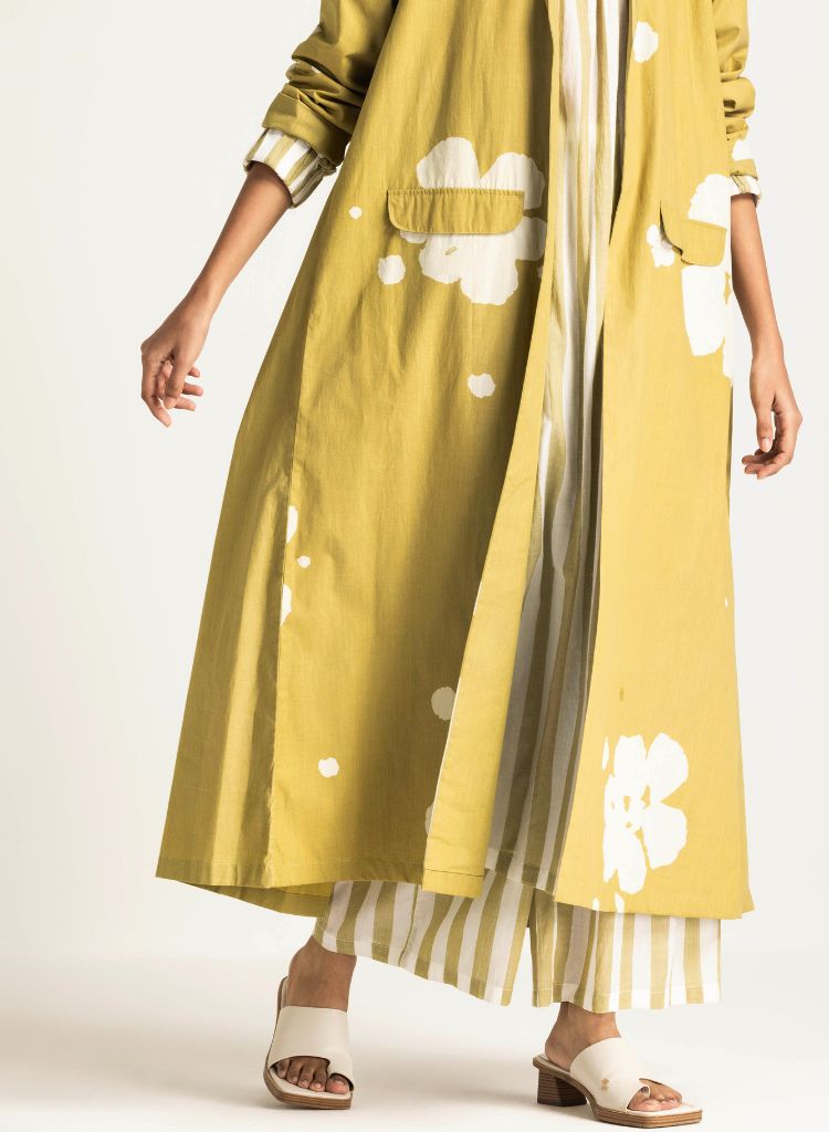 Floral Back Pleat Jacket