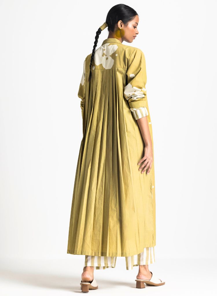 Floral Back Pleat Jacket