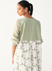 Floral Back Yoke Jacket
