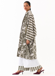 Floral Bat Sleeve Jacket