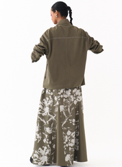 Floral Circular Skirt