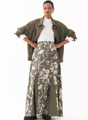 Floral Circular Skirt