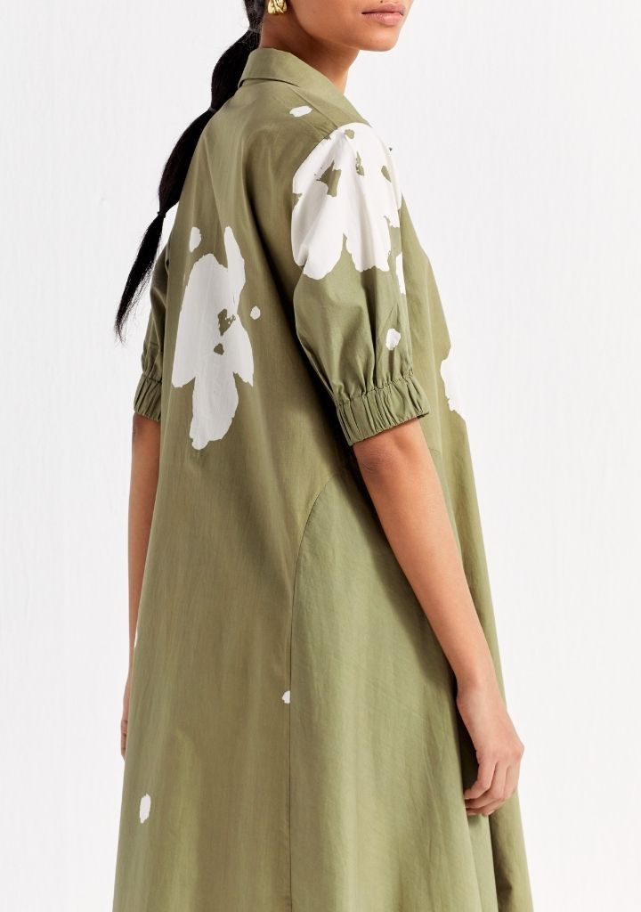 Floral Collared Dress