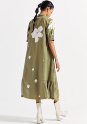 Floral Collared Dress