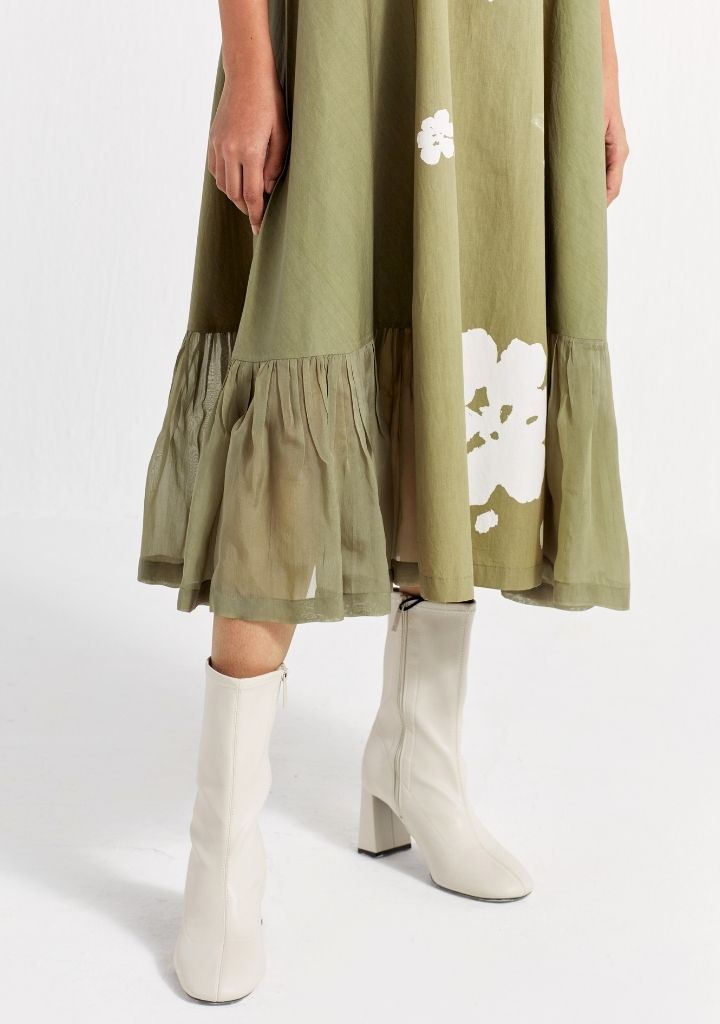 Floral Collared Dress