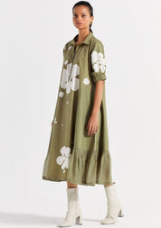 Floral Collared Dress