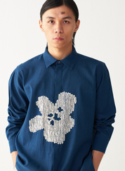 Floral Embroidered Shirt Set