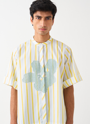 Floral Emb Shirt