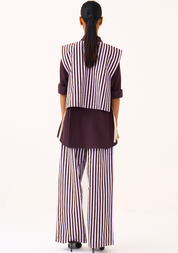 Floral Emb. Stripe Overlay