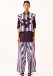 Floral Stripe Overlay Set